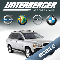 Mobile version of Unterberger auto website